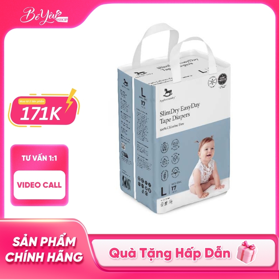 Tã Dán Applecrumby Ngày Mini L 17M