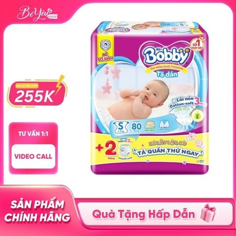 Tã Dán Bobby S 80M