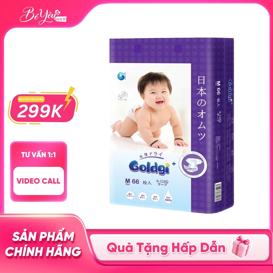 Tã Dán Goldgi  + M 66M