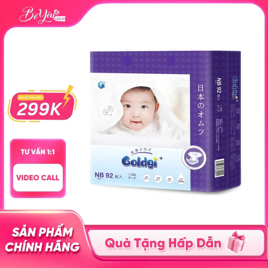 Tã Dán Goldgi  + NB 92M