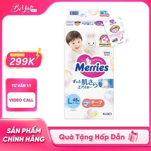 Tã Dán L Merries 48M