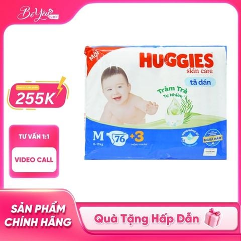 Tã Dán M Huggies 76M