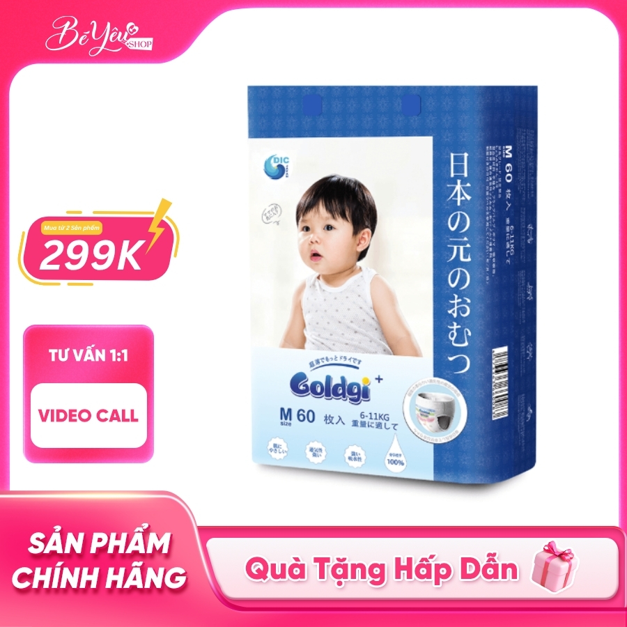 Tã Quần Goldgi  + M 60M