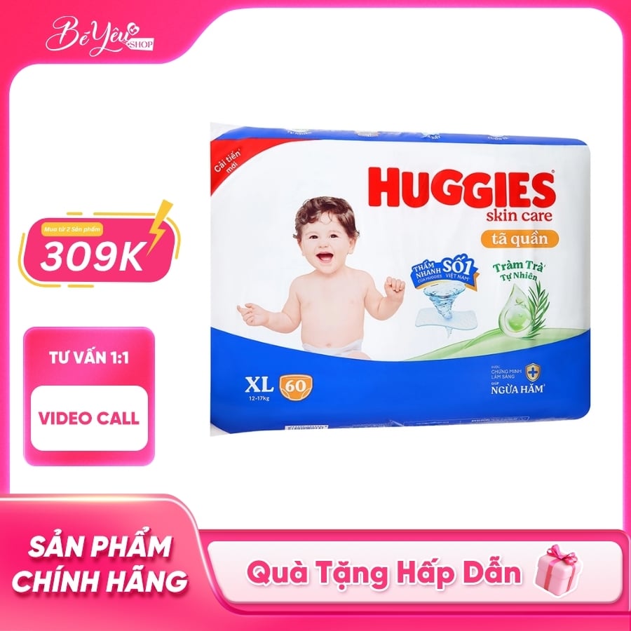 Tã Quần XL Huggies 60M