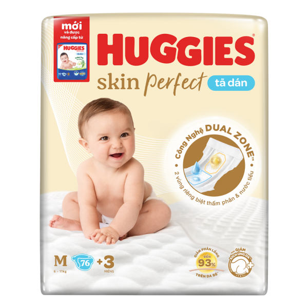 Tã Dán M Huggies 76M