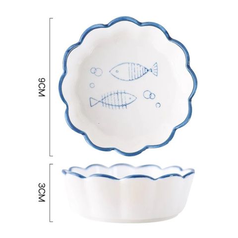 Chén Sứ OT Nhỏ Viền Màu