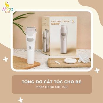 Tông Đơ Cắt Tóc Moaz Bebe MB 100