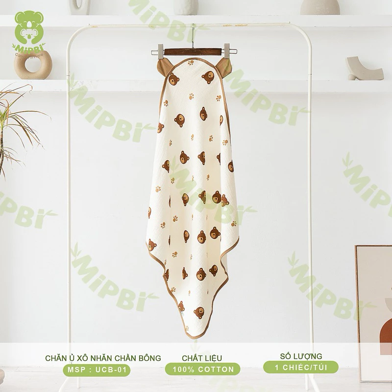 Khăn choàng ủ mipbi Xô 4 Lớp