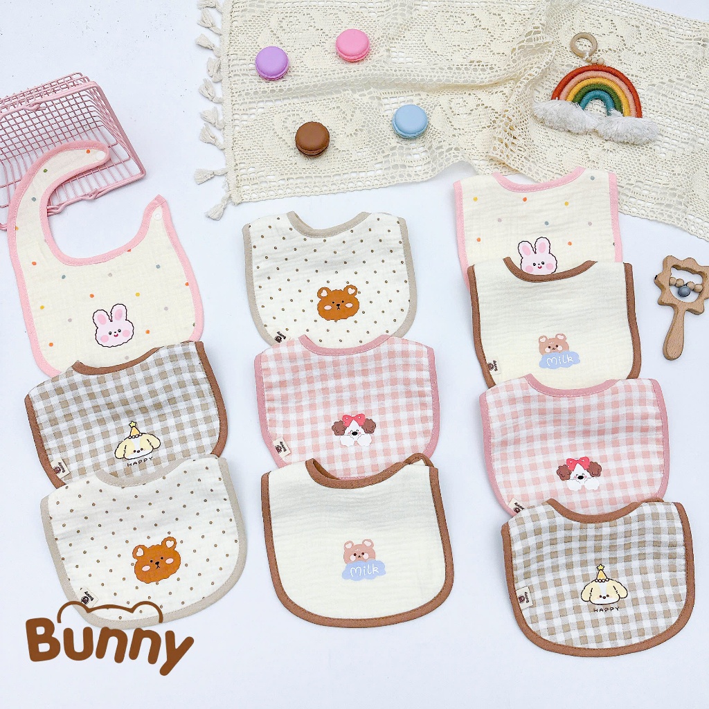 Yếm Bunny Vải Vuông