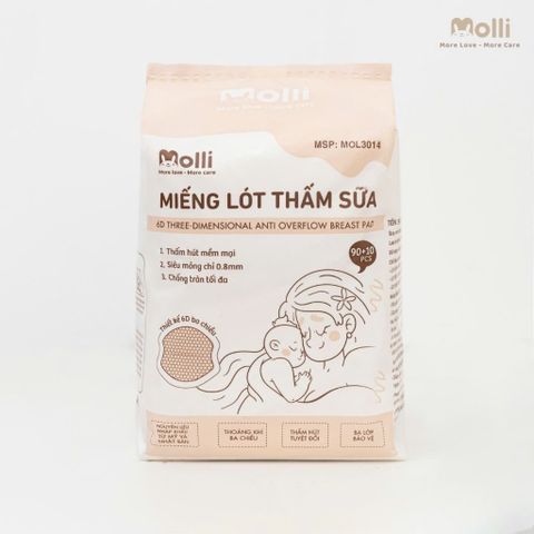 Lót Thấm Sữa Molli MOL3014 100PCS