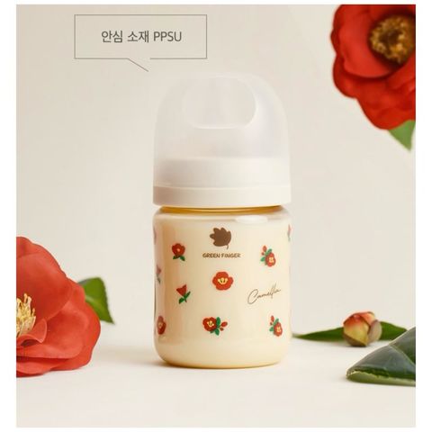 Bình Sữa Green Finger Hoa Trà 160ML