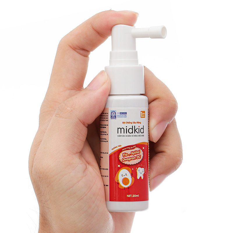 DDBK Midkid Xịt Chống Sâu Răng Hương Táo