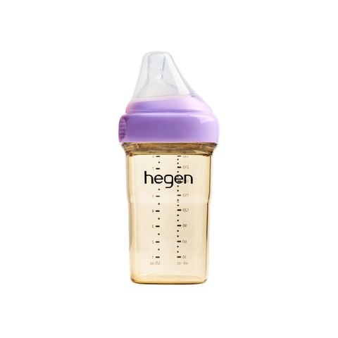 Bình Sữa Hegen PPSU 240ML Tím