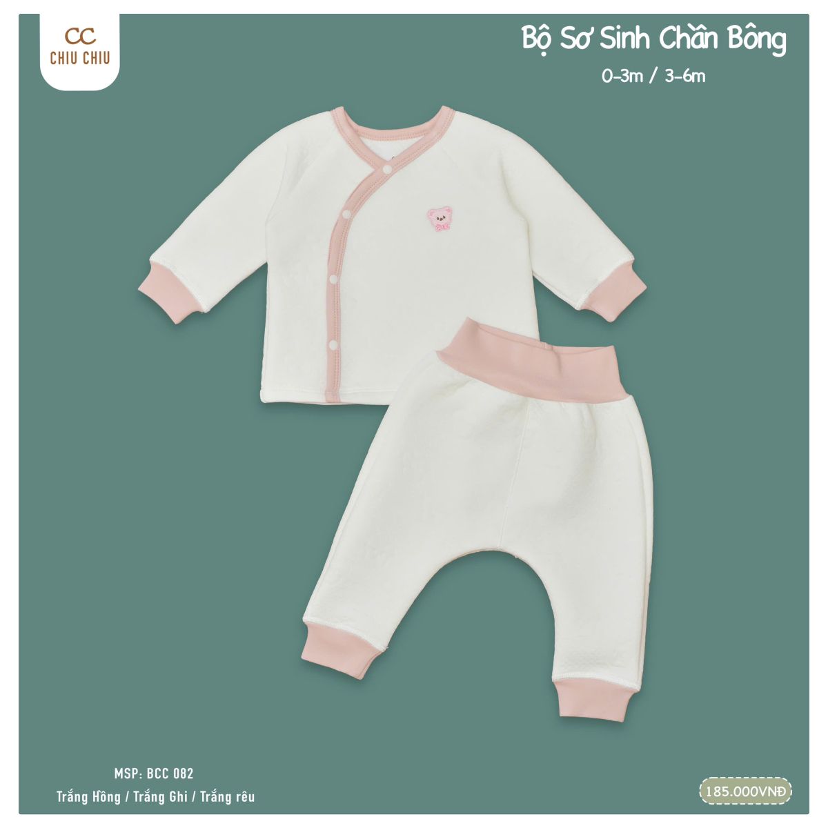 Bộ Cài Dài ChiuChiu BCC132