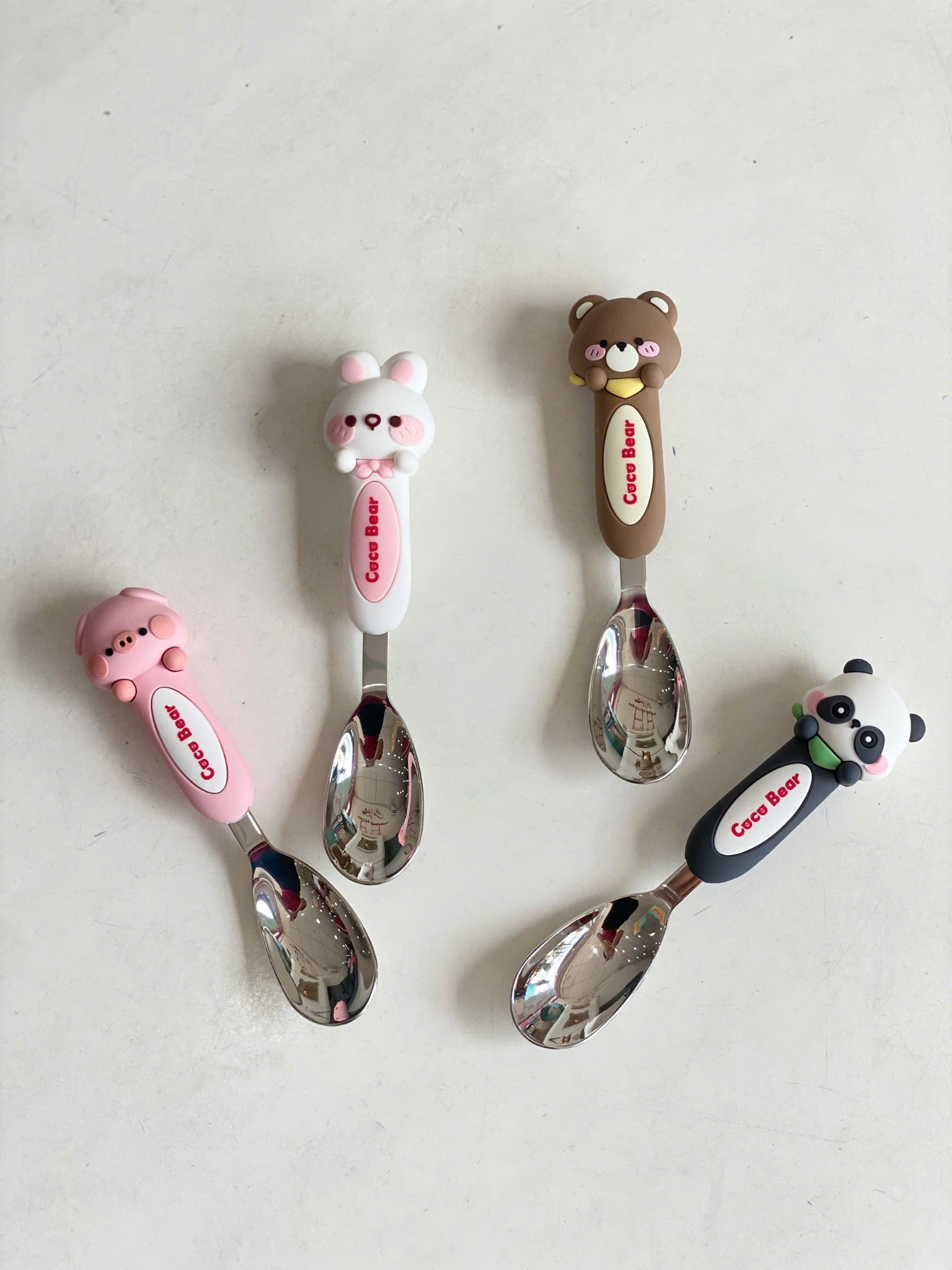 Thìa Ăn Dặm Cocobear Inox Hình Thú