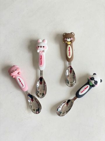 Thìa Ăn Dặm Cocobear Inox Hình Thú