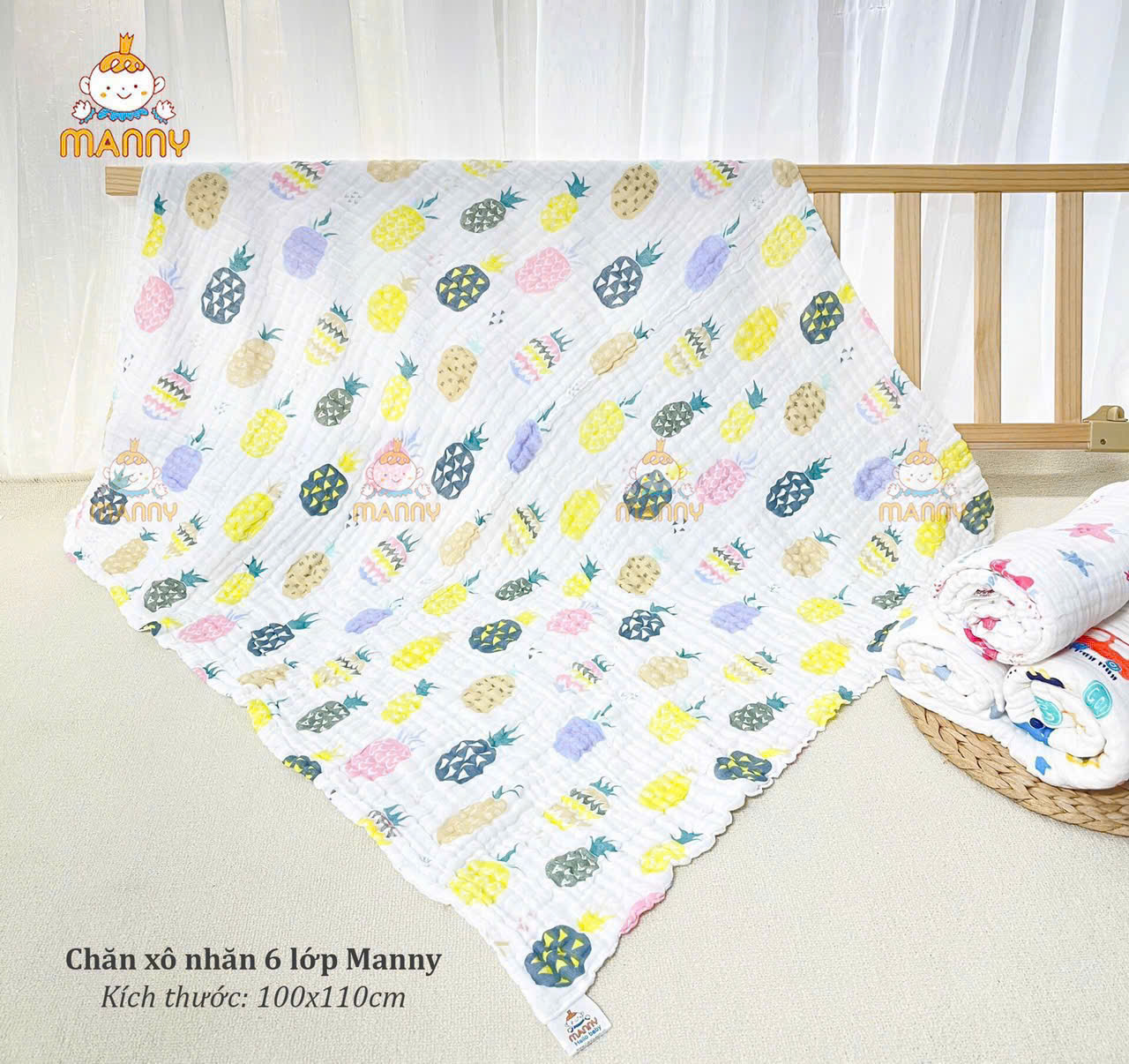 Khăn Tắm - Quấn Manny Xô Họa Tiết