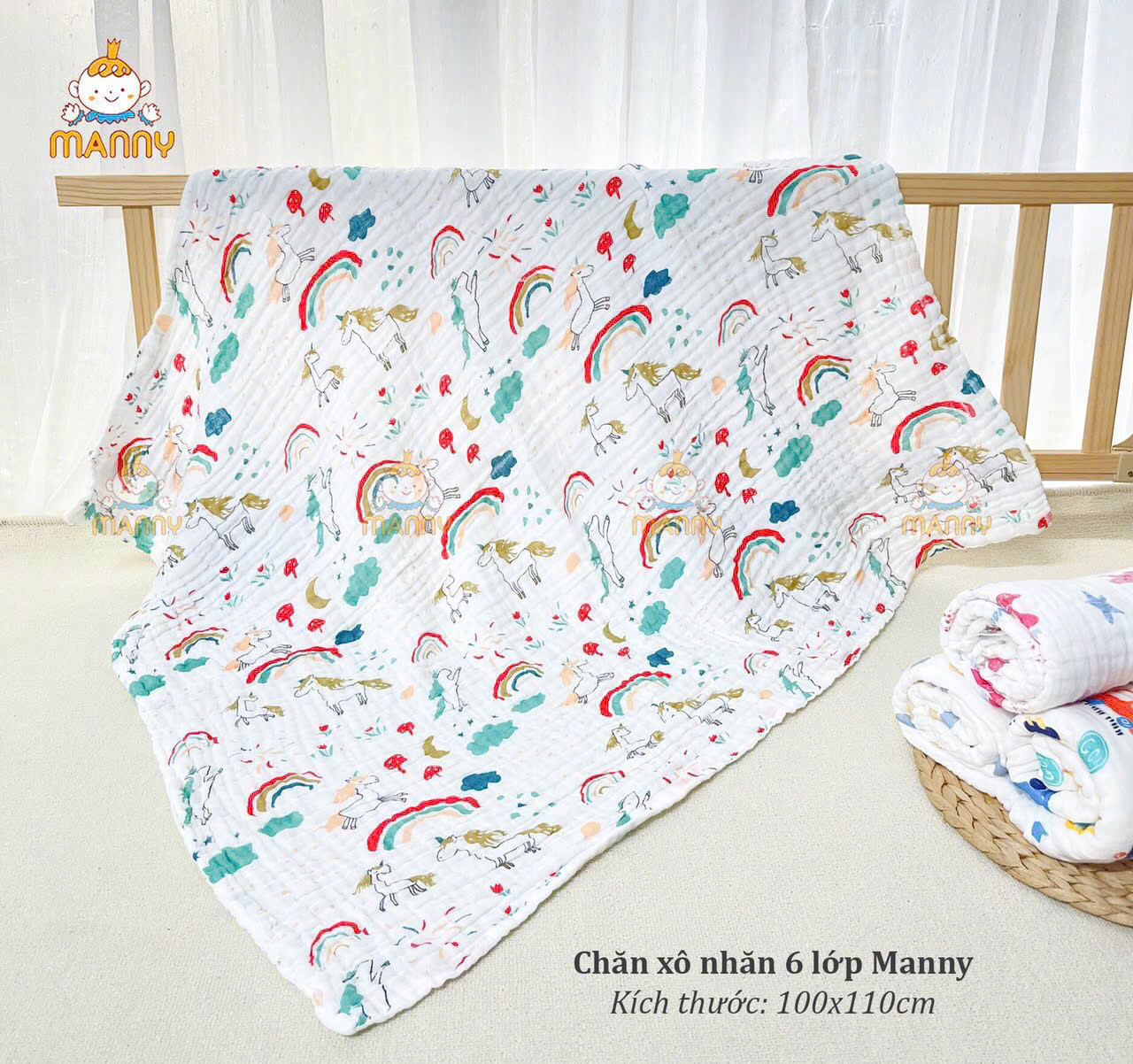 Khăn Tắm - Quấn Manny Xô Họa Tiết