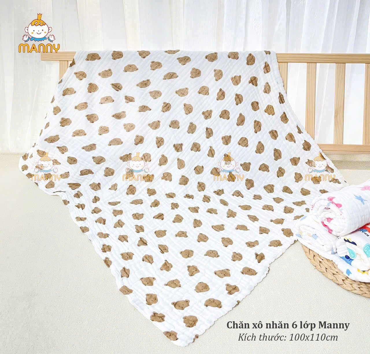 Khăn Tắm - Quấn Manny Xô Họa Tiết