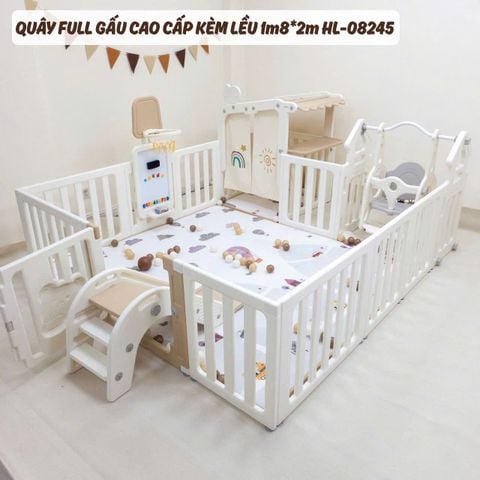 Quây Nhựa Holla Full Gấu Cao Cấp Kèm Lều HL 08245