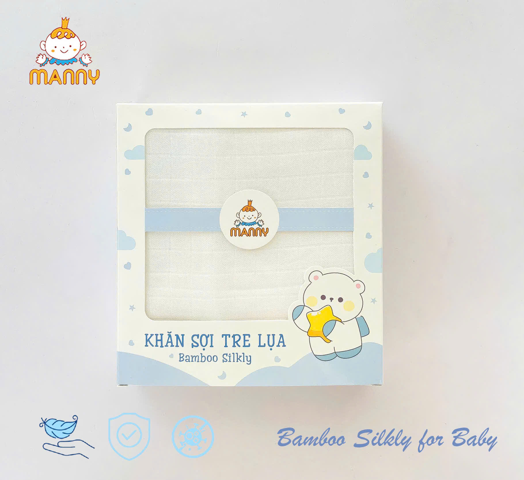 Khăn Tắm - Quấn Manny Sợi Tre