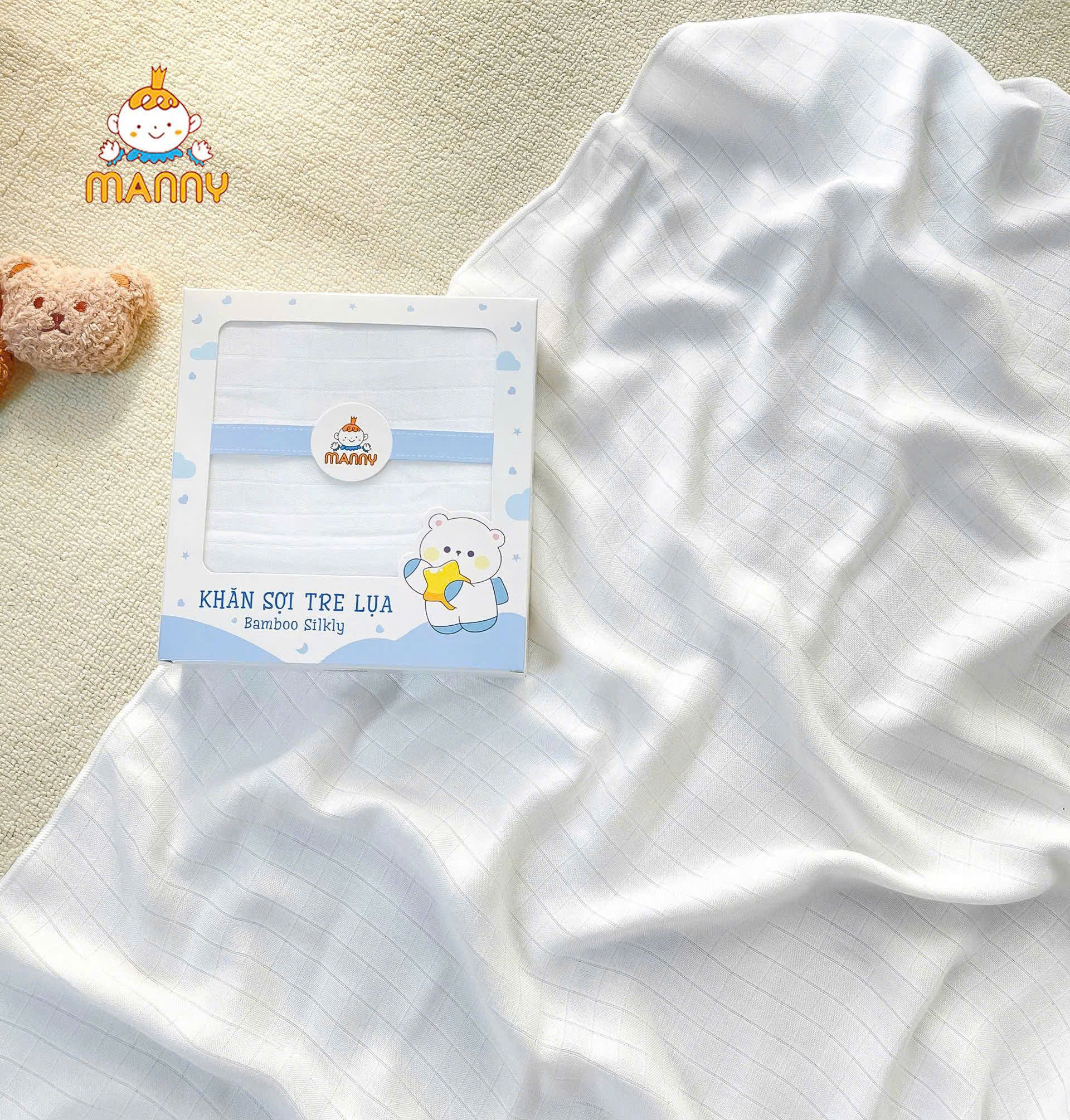 Khăn Tắm - Quấn Manny Sợi Tre