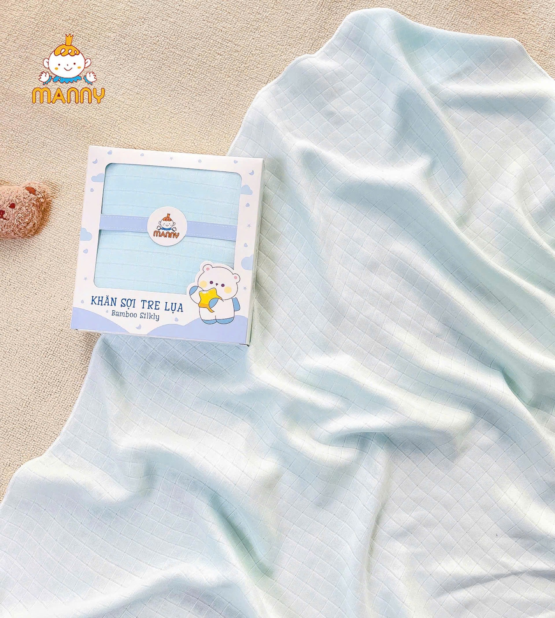 Khăn Tắm - Quấn Manny Sợi Tre
