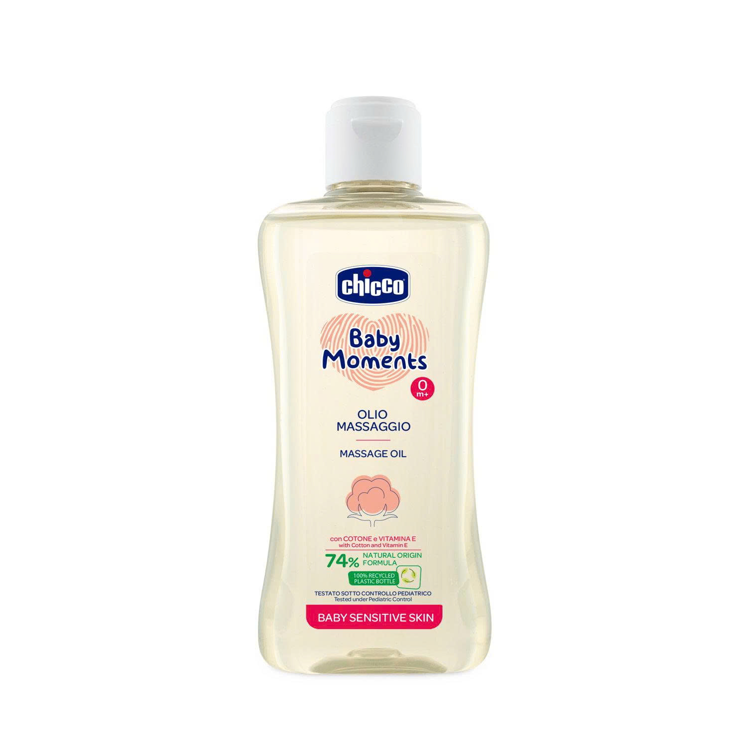 Dầu Massage Chicco Hạt Bông 200ML