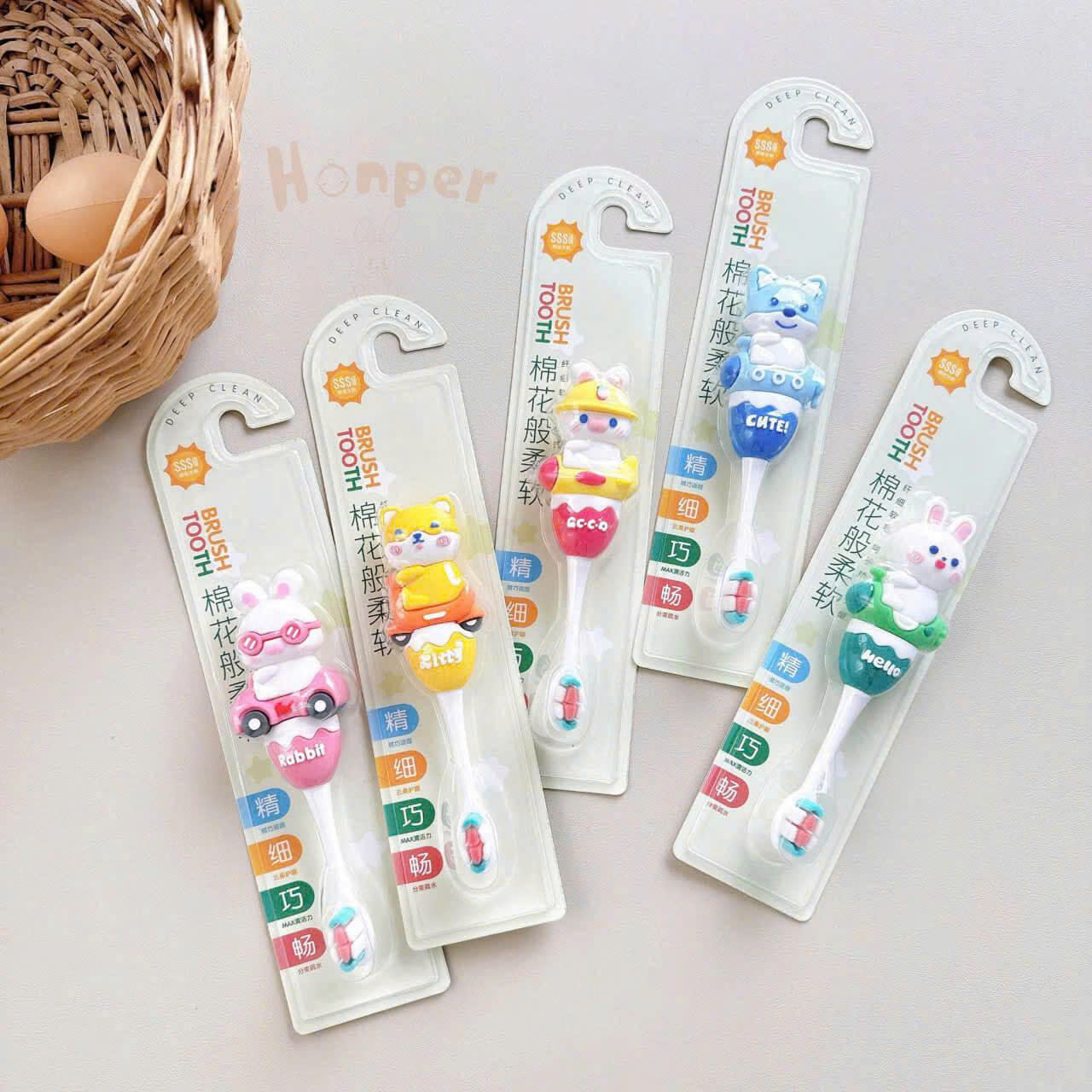 Bàn ChảI Honper Lông Tơ Hình Thú HP241