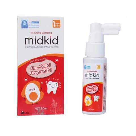 DDBK Midkid Xịt Chống Sâu Răng Hương Táo