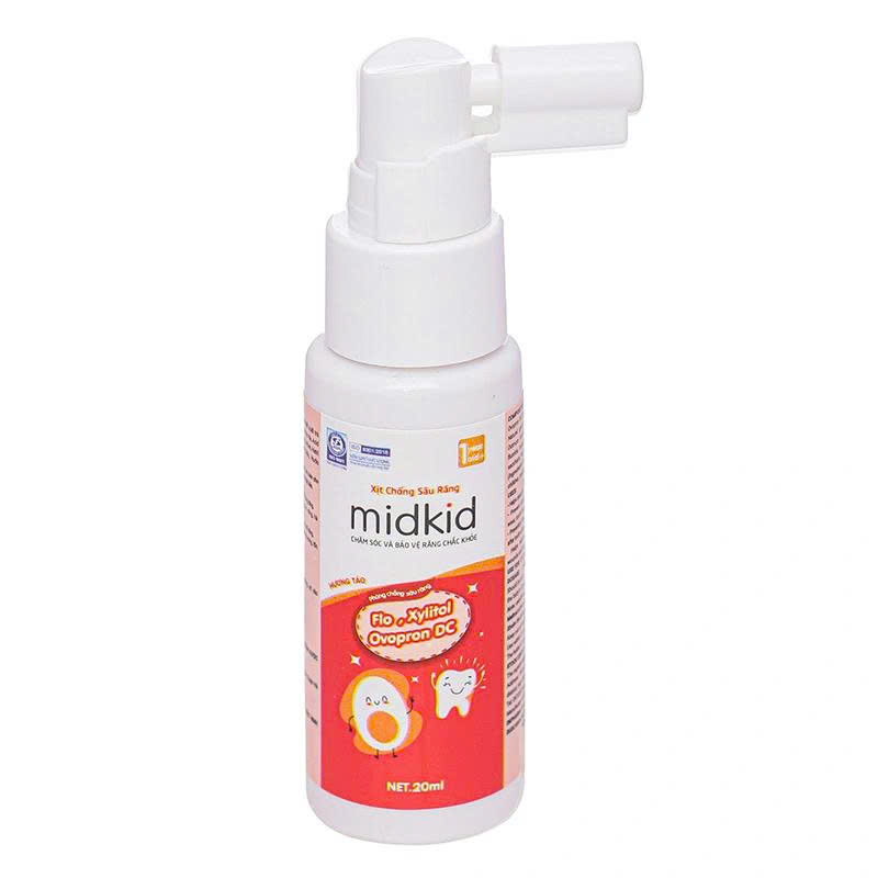 DDBK Midkid Xịt Chống Sâu Răng Hương Táo