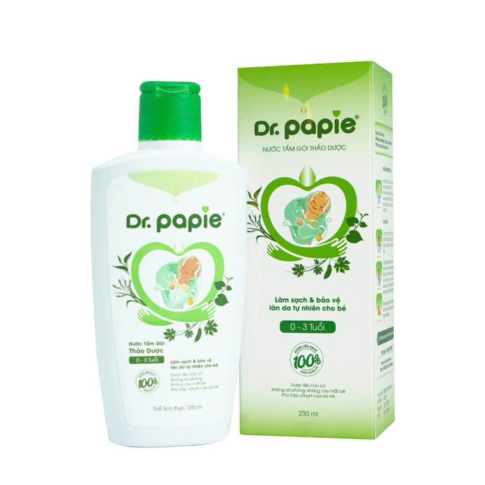 Tắm Gội Dr.Papie Thảo Dược 230ML