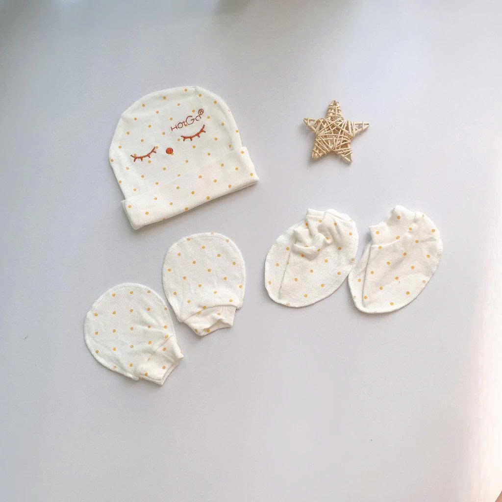 Set Nón - Bao Tay Chân Hotga Cotton