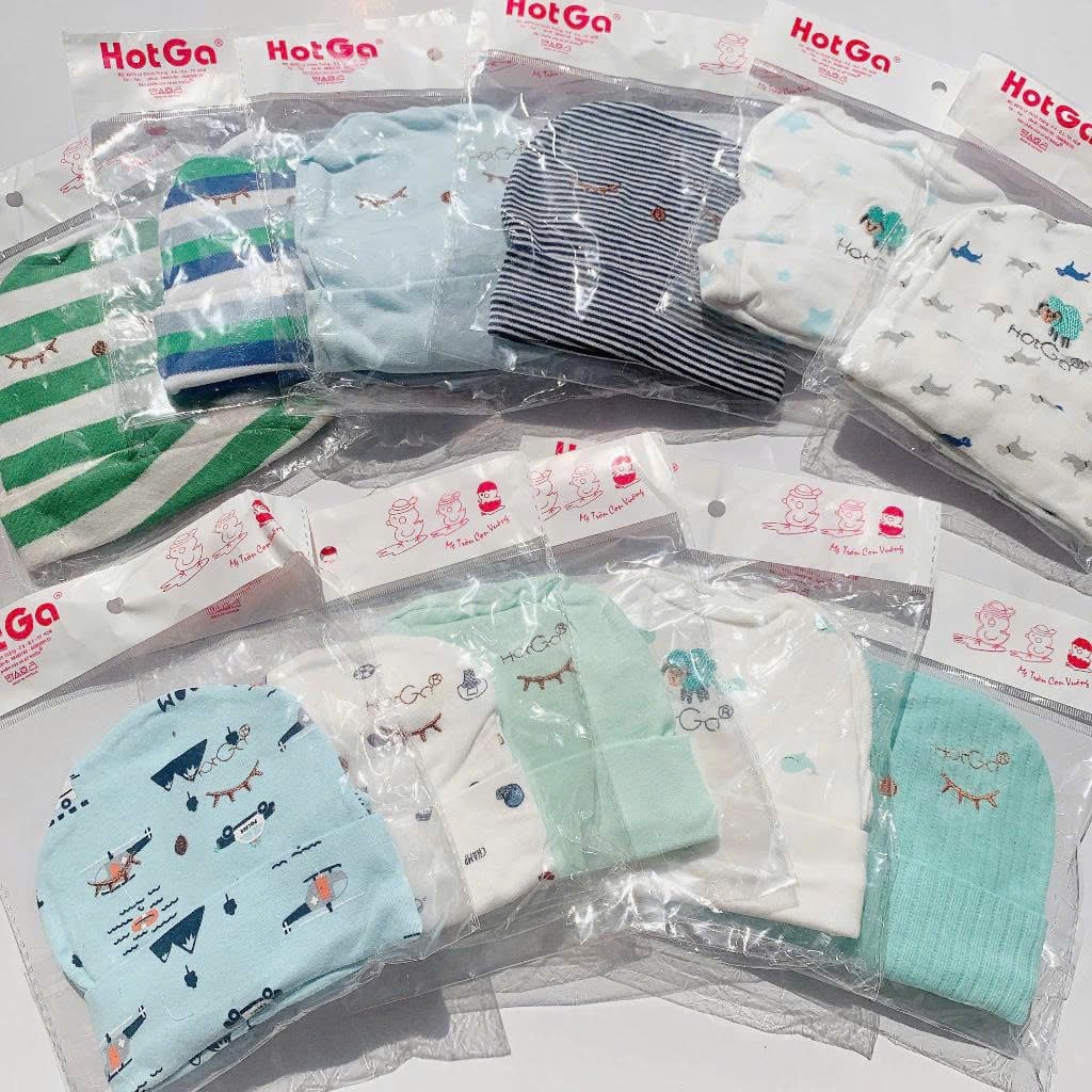 Set Nón - Bao Tay Chân Hotga Cotton