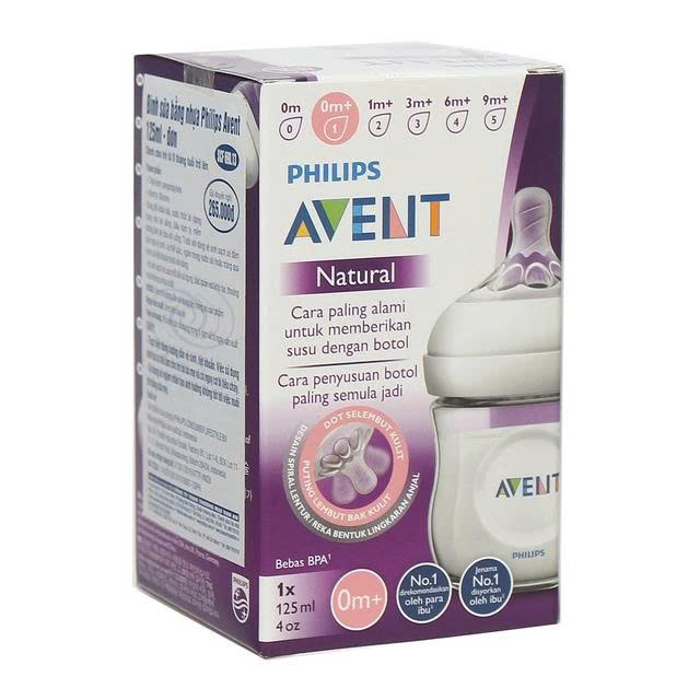 Bình Sữa Philips Avent Natural PP 125ML