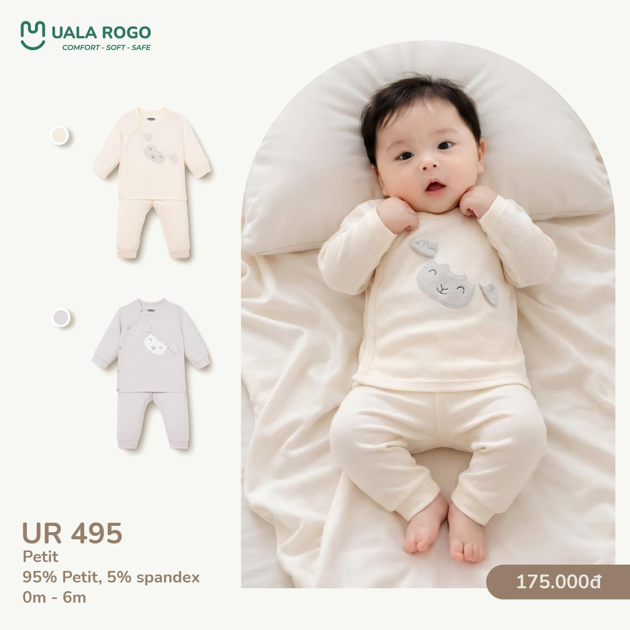 Bộ Cài Dài Uala Cừu UR495