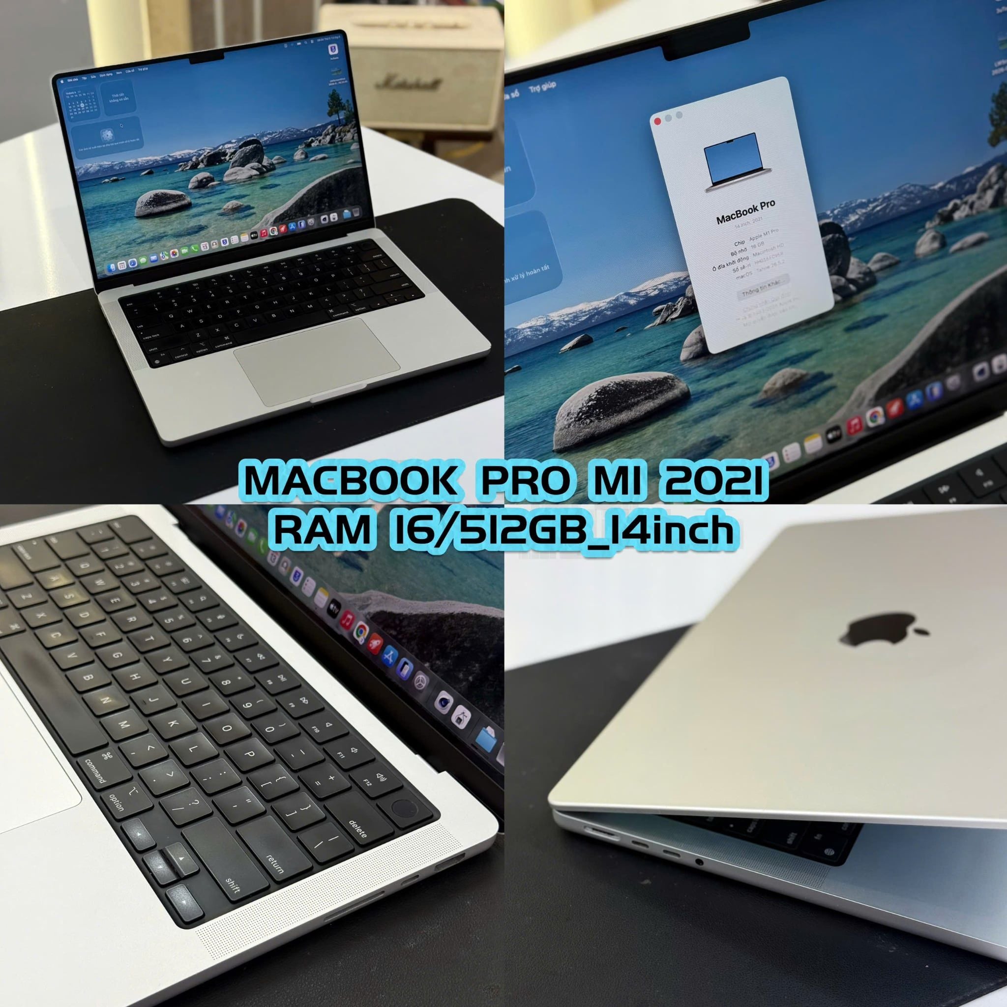  MacBook Pro 14 inch 2021 M1 Pro 16GB/512GB 