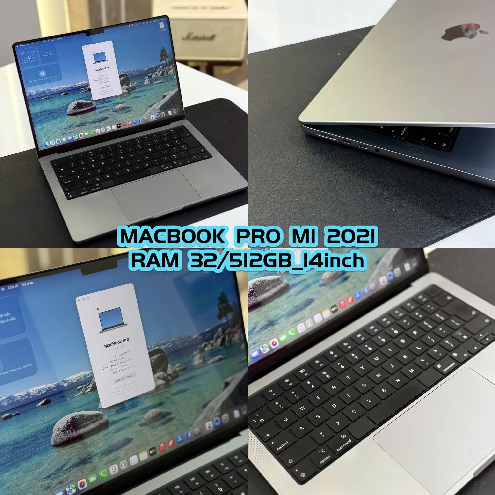 MacBook Pro 14 inch 2021 M1 Pro 32GB/512GB 