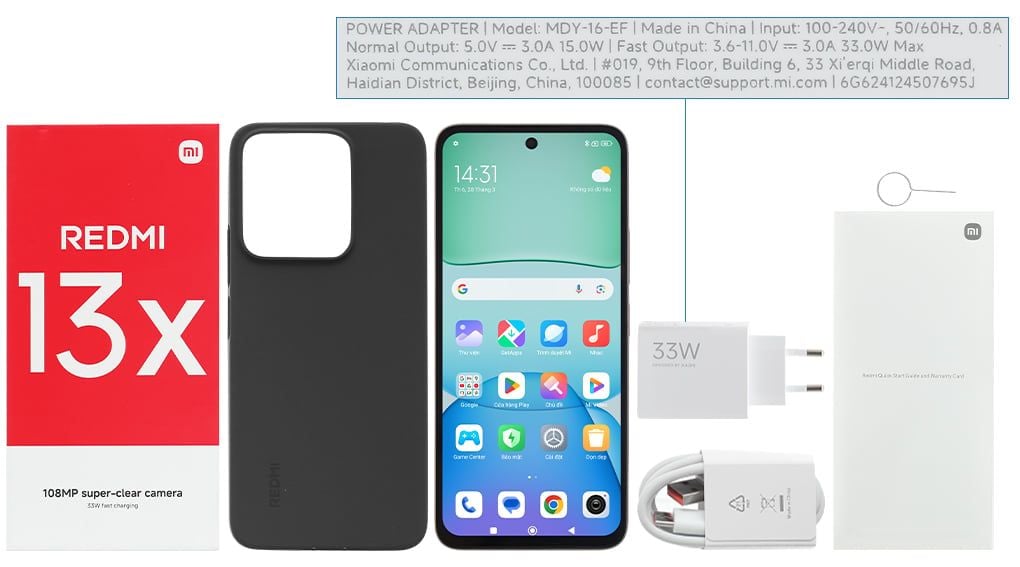  Xiaomi Redmi 13x 8GB/128GB 