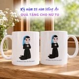  Ly Sứ In Hình Nữ Tu Chibi Mừng 25 Năm Hồng Ân Dâng Hiến – Quà Tặng Ngân Khánh Cho Các Sơ 