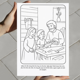  Tranh Tô Màu Cho Bé – Chủ Đề Hành Trình Tình Yêu Của Hài Nhi Giêsu 