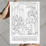  Tranh Tô Màu Cho Bé – Chủ Đề Hành Trình Tình Yêu Của Hài Nhi Giêsu 