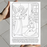  Tranh Tô Màu Cho Bé – Chủ Đề Hành Trình Tình Yêu Của Hài Nhi Giêsu 