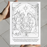  Tranh Tô Màu Cho Bé – Chủ Đề Hành Trình Tình Yêu Của Hài Nhi Giêsu 