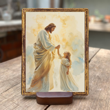  Tranh Công Giáo Cầu Nguyện – Hình Ảnh Chúa Giêsu Và Trẻ Em | Tranh Gỗ Trang Trí Mang Ý Nghĩa Đức Tin 