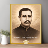  Hình Cha Trương Bửu Diệp in trực tiếp lên gỗ tự nhiên - tranh gỗ ảnh cha Diệp để bàn cầu nguyện | Beati 