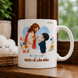  Ly Sứ Quà Tặng Rước Lễ Lần Đầu Cho Bé Trai (In Tên Theo Yêu Cầu) 