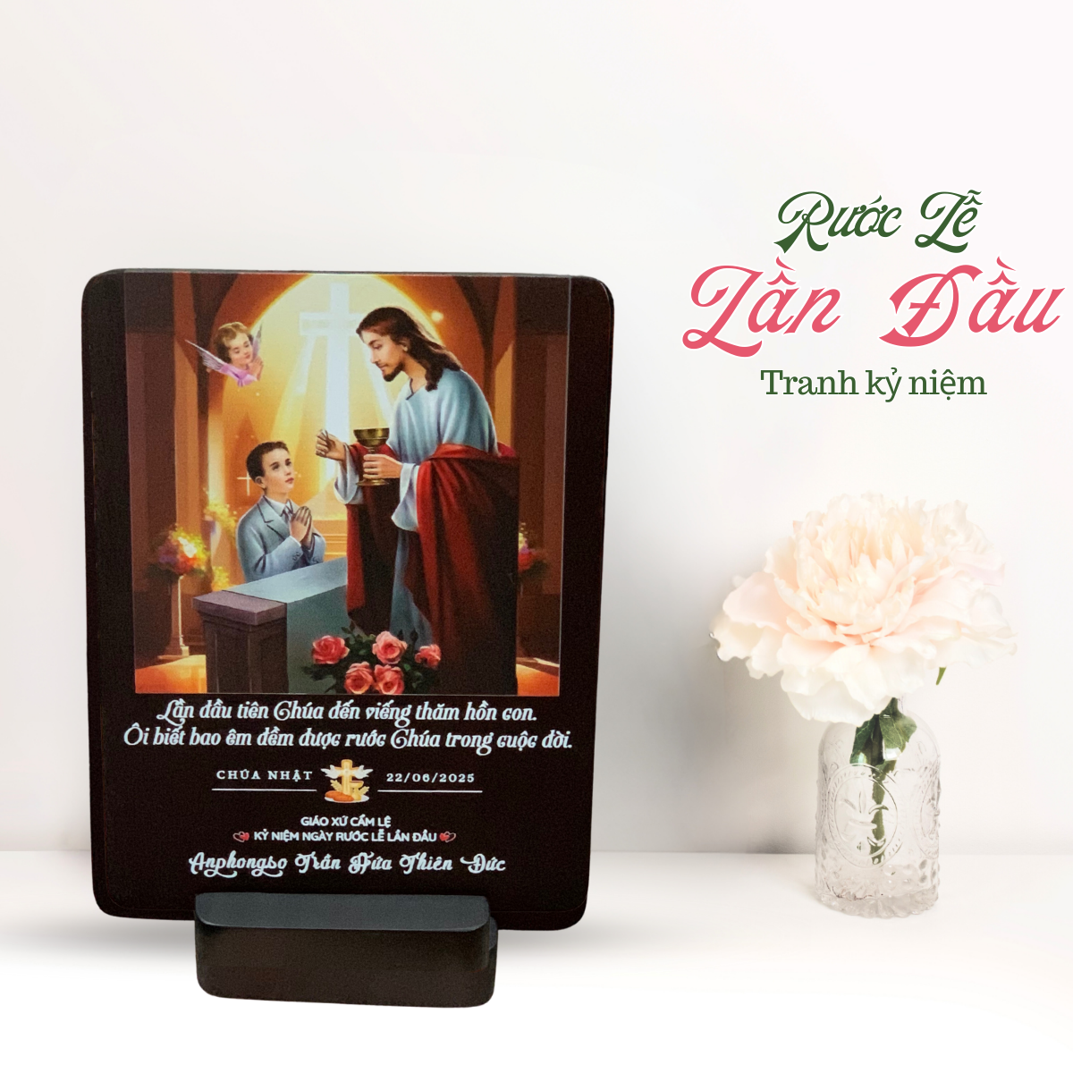  Quà tặng rước lễ lần đầu cho nam - quà tặng công giáo cho ngày lãnh nhận bí tích Thánh Thể 