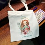  Túi Vải Công Giáo - Túi Tote Hình Thánh Lucia Đáng Yêu Beati 