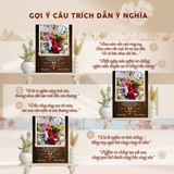  Tranh Gỗ Kỷ Niệm 45 Năm Ngày Cưới – Đám Cưới Hồng Ngọc - Hôn Phối Sắt Son 